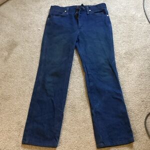 Wrangler 936DEN Cowboy Cut Slim Fit Jeans Dark Wash Y2K Western 31x31